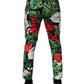 Dolce & Gabbana Multicolor Floral Print Cotton Tapered Pants