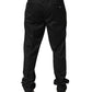 Dolce & Gabbana Black Wool Formal Dress Men Trouser Pants