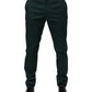 Dolce & Gabbana Green Cotton Formal Dress Men Trouser Pants