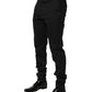 Dolce & Gabbana Black Cotton Formal Dress Men Trouser Pants