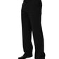 Dolce & Gabbana Black Wool Formal Dress Men Trouser Pants