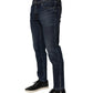 Dolce & Gabbana Blue Cotton Stretch Skinny Men Denim Jeans