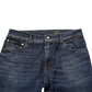 Dolce & Gabbana Blue Cotton Stretch Skinny Men Denim Jeans