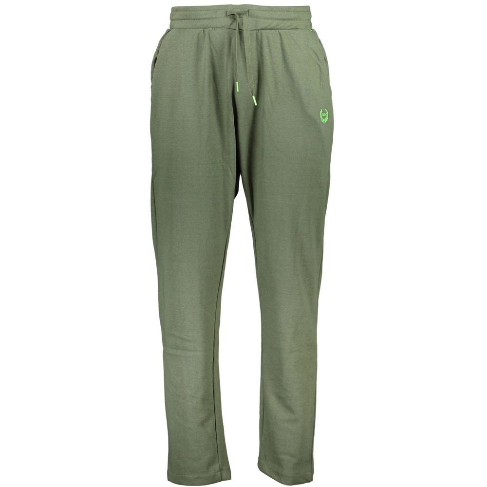 Gianmarco Venturi Verde Cotton Men's Track Pant