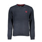 Gianmarco Venturi Blue Cotton Sweater