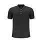Gianmarco Venturi Black Cotton Men's Polo Shirt