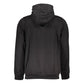 Gianmarco Venturi Black Cotton Men's Hooded Sweatshirt