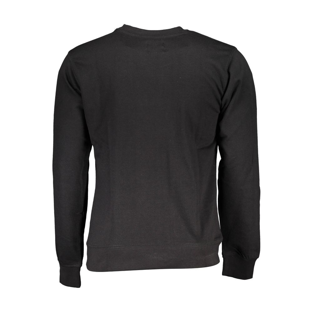 Gianmarco Venturi Black Cotton Men Sweatshirt