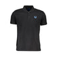 Gianmarco Venturi Black Cotton Men's Polo Shirt