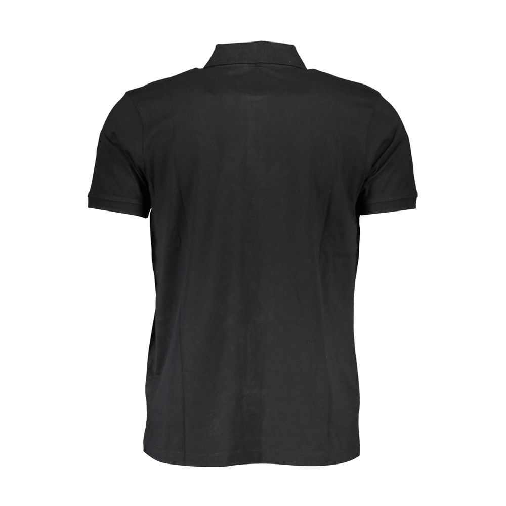 Gianmarco Venturi Black Cotton Men's Polo Shirt