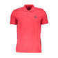 Gianmarco Venturi Red Cotton Men Polo Shirt