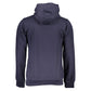 Gianmarco Venturi Blue Cotton Men Hoodie