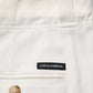 Dolce & Gabbana White Cotton Stretch Cropped Trouser Pants