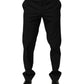Dolce & Gabbana Black Striped Dress Formal Men Trouser Pants