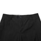 Dolce & Gabbana Black Striped Dress Formal Men Trouser Pants