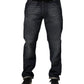 Brian Dales Dark Blue Washed Skinny Men Denim Trouser Jeans