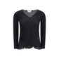 Fendi Black Fleece Wool Top