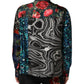 Dolce & Gabbana Multicolor Patchwork Long Sleeves Silk Shirt