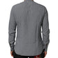 AGLINI Gray Polka Dot Cotton Button Down Long Sleeves Shirt