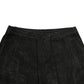 Dondup Black Mid Waist Cropped Corduroy Men Trouser Pants