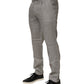 Briglia 1949 Gray Mid Waist Dress Formal Skinny Men Pants
