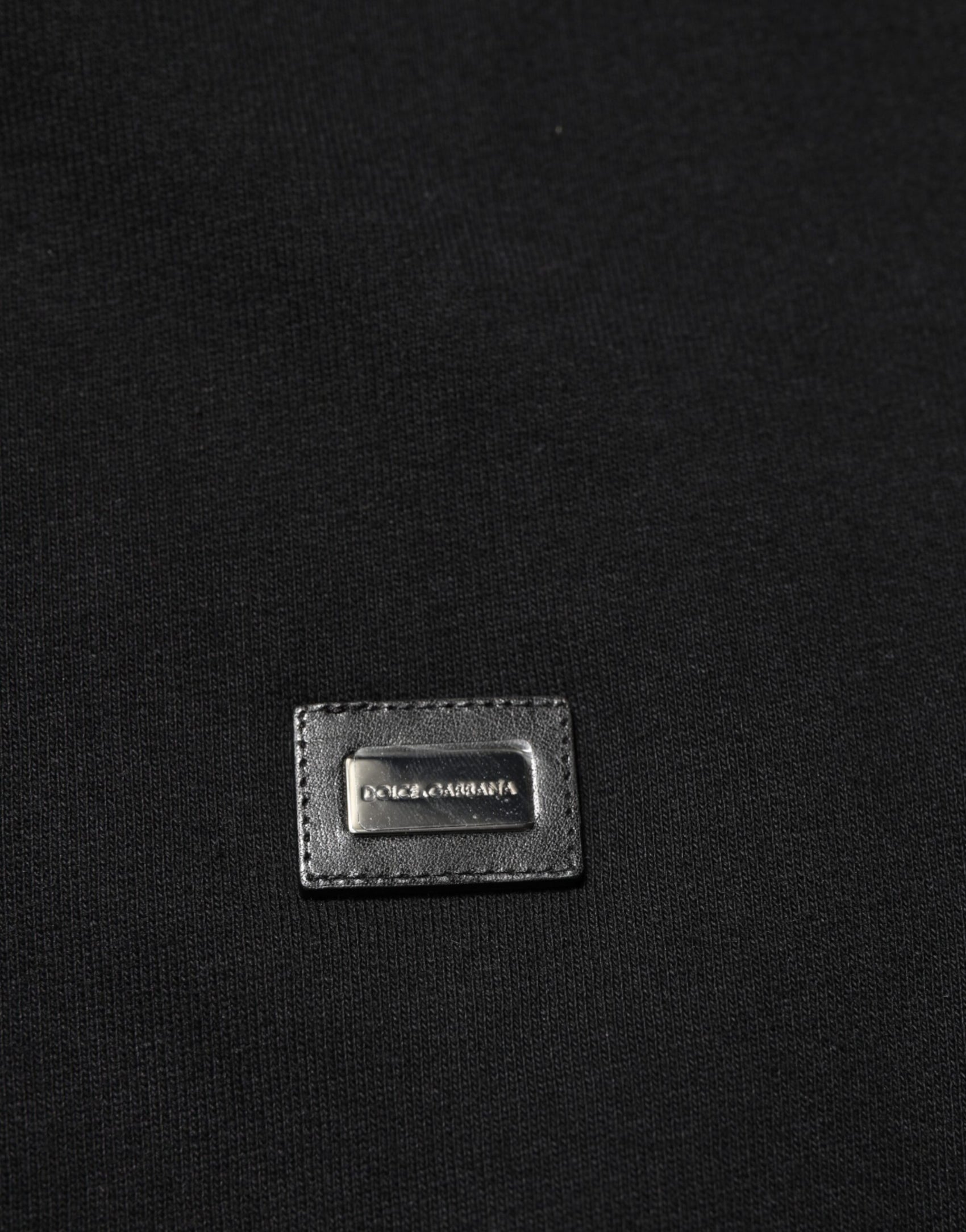 Dolce & Gabbana Sweater Black Cotton Hooded Men Sweatshirt Sweater