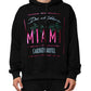 Dolce & Gabbana Black Printed Hooded Men Sweatshirt Sweater