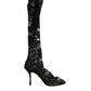 Dolce & Gabbana Black Pumps Taormina Lace Socks Boots Shoes