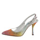 Dolce & Gabbana Multicolor Sequin Slingback Pumps Shoes