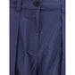 PINKO Blue Polyester Casual Pants