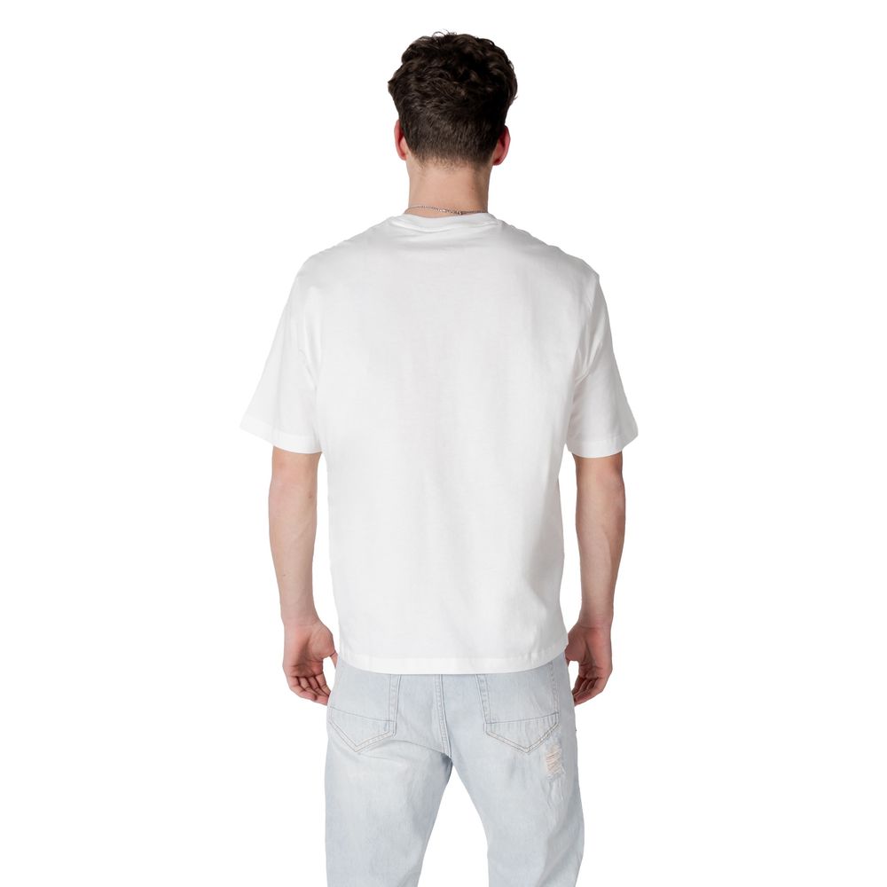 Armani Exchange White Cotton T-Shirt