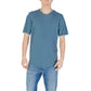 Jack Jones Blue Cotton T-Shirt