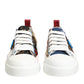 Dolce & Gabbana Multicolor Patchwork Low Top Sneakers Shoes
