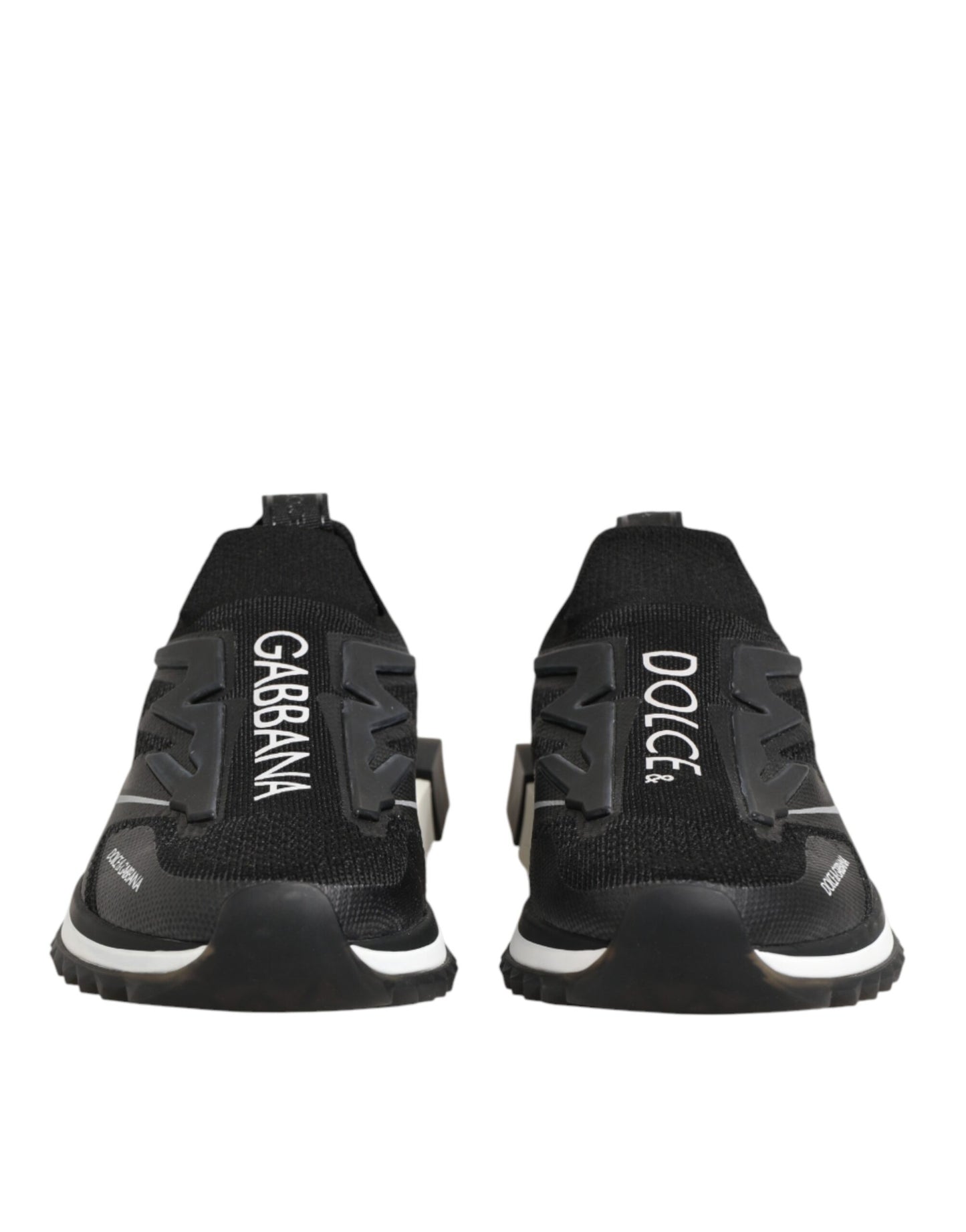 Dolce & Gabbana Black SORRENTO Sport Stretch Sneakers Shoes