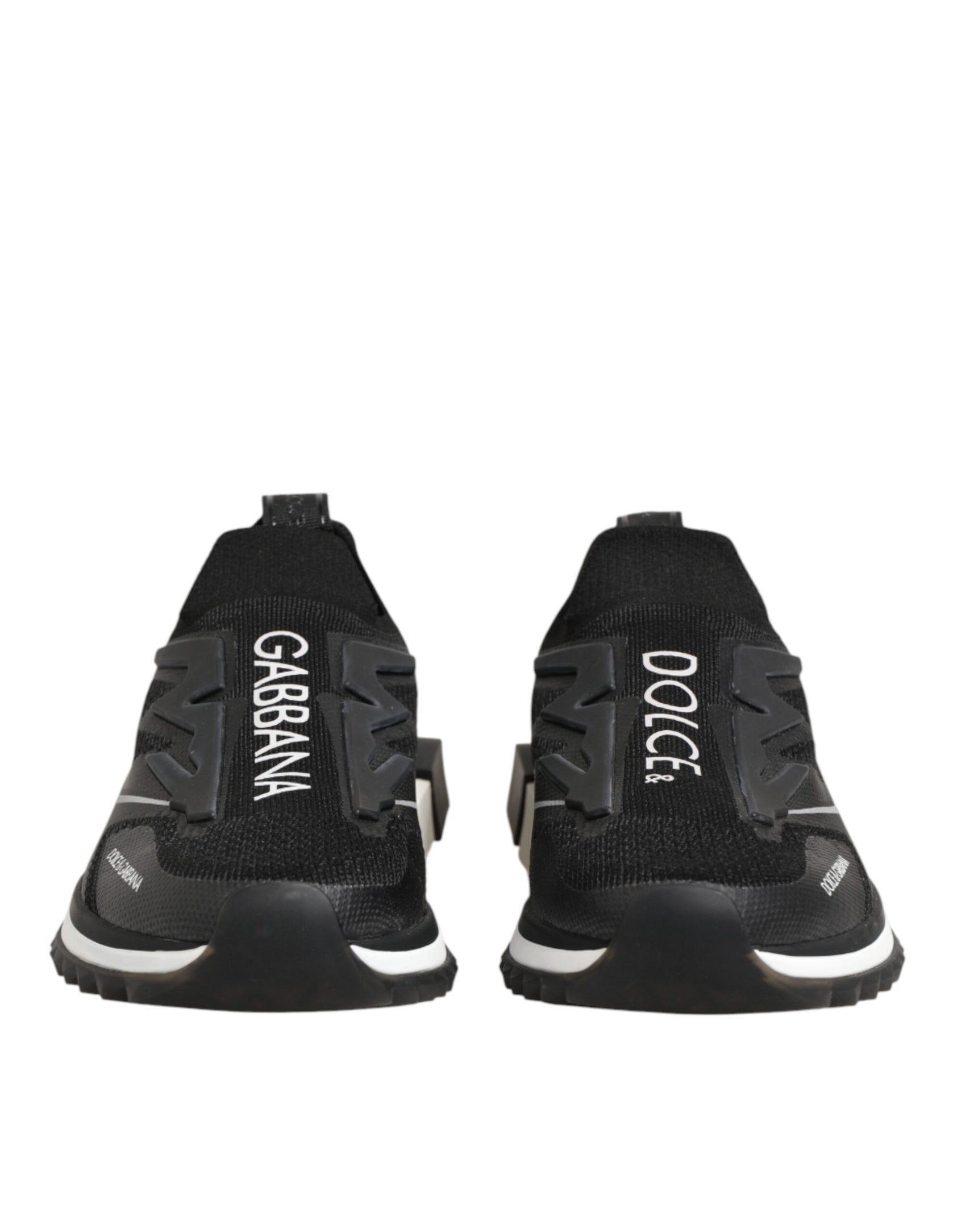 Dolce & Gabbana Black SORRENTO Sport Stretch Sneakers Shoes