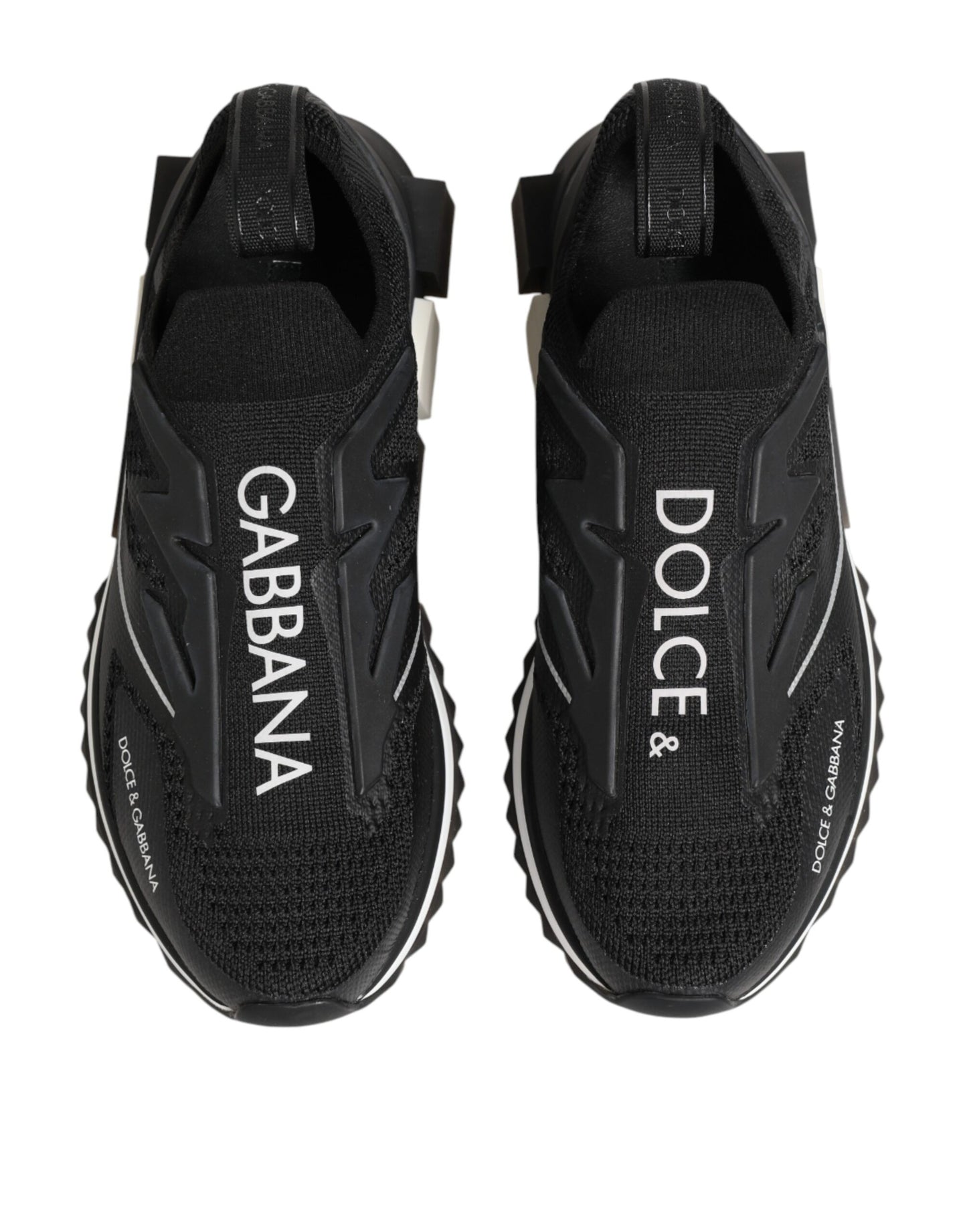 Dolce & Gabbana Black SORRENTO Sport Stretch Sneakers Shoes