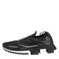 Dolce & Gabbana Black SORRENTO Sport Stretch Sneakers Shoes