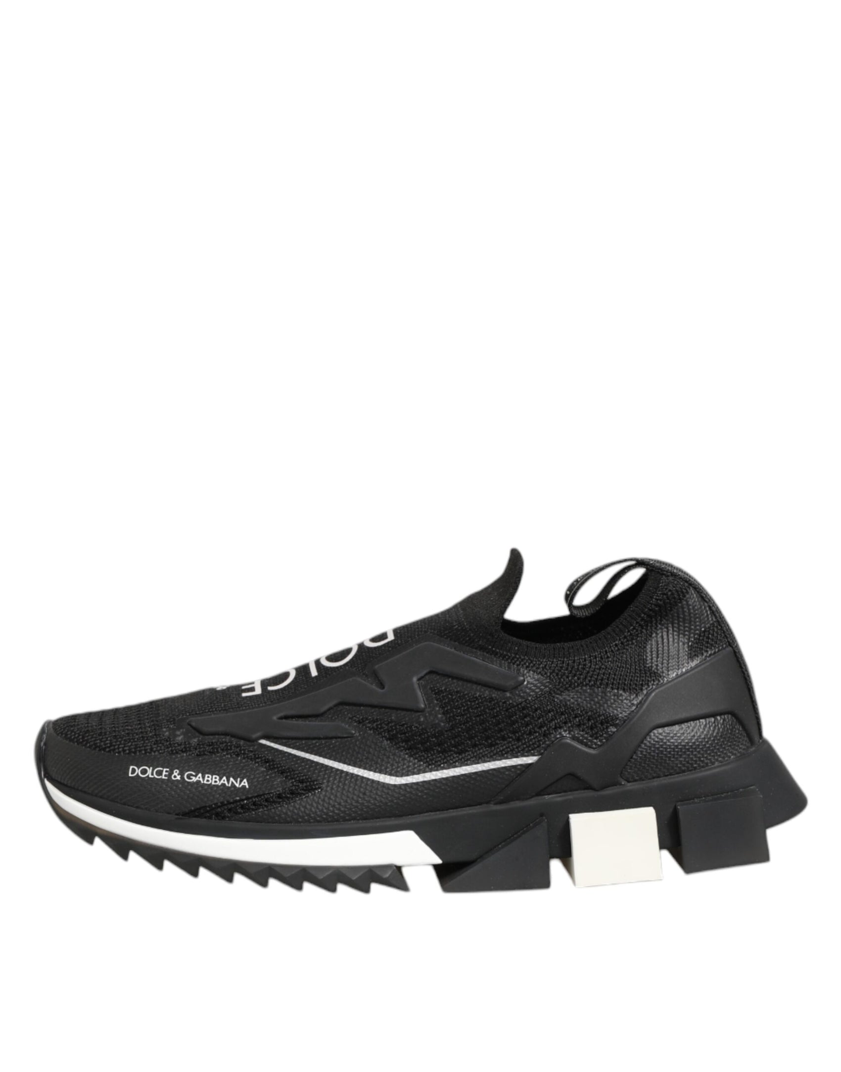 Dolce & Gabbana Black SORRENTO Sport Stretch Sneakers Shoes