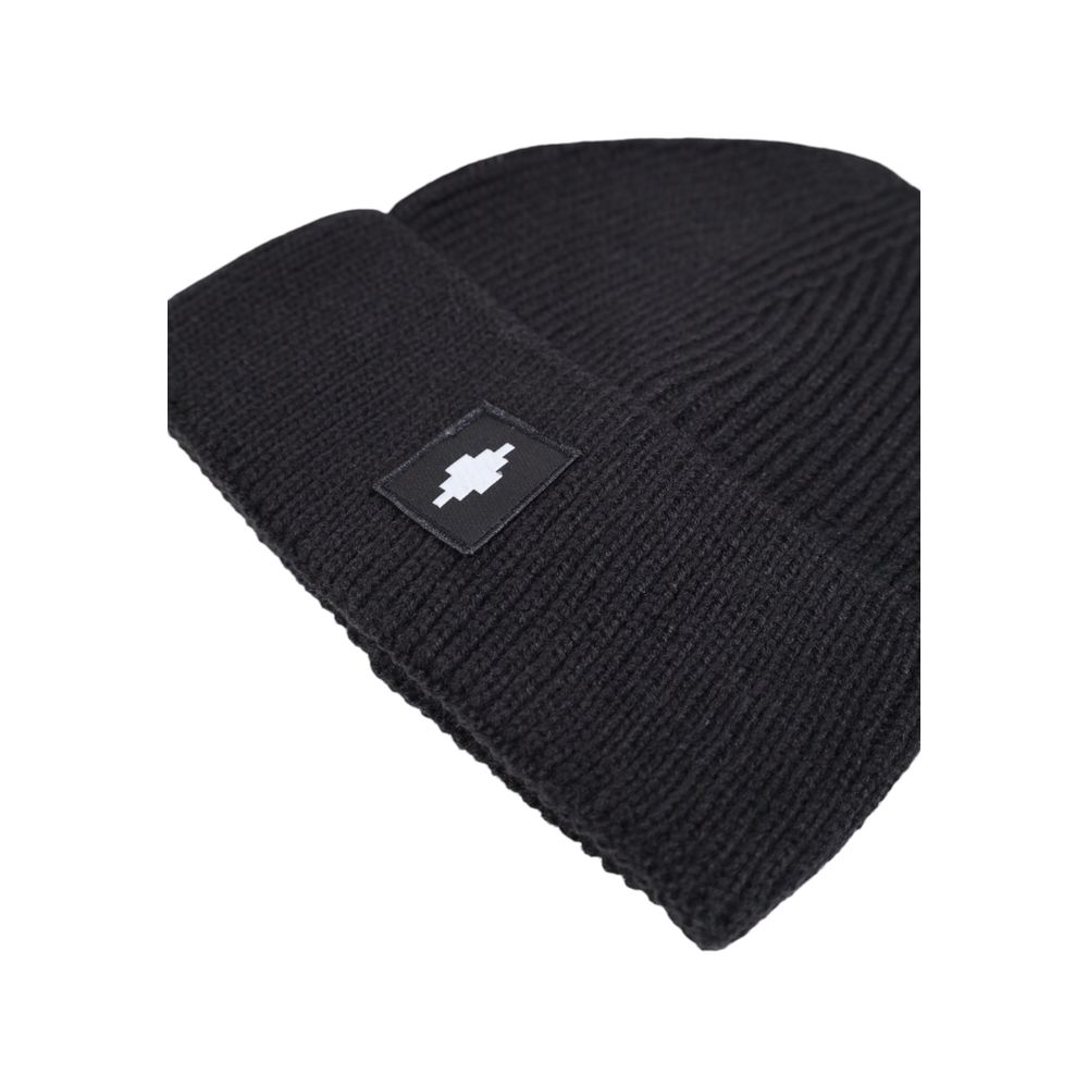 County of Milan Black Wool Caps Baseball Hat