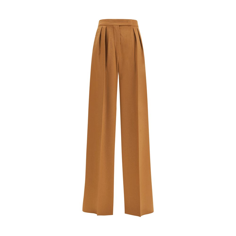 Max Mara Beige Camel Hair  Casual Pants
