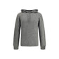 Roberto Collina Gray Cashmere Hoodie