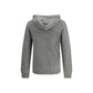 Roberto Collina Gray Cashmere Hoodie