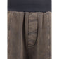 ALAINPAUL Brown Cotton Casual Pants