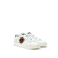 Dolce & Gabbana White Leather Low Top Sneakers
