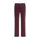 Brunello Cucinelli Purple Cotton Slim Fit Jeans