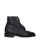 Thom Browne Black Leather Ankle Boots