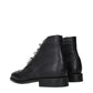 Thom Browne Black Leather Ankle Boots