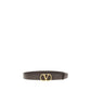Valentino Garavani Brown Calf Leather Bos Taurus Regular Belt