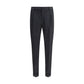 PT Torino Black Fleece Wool Casual Pants
