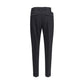 PT Torino Black Fleece Wool Casual Pants